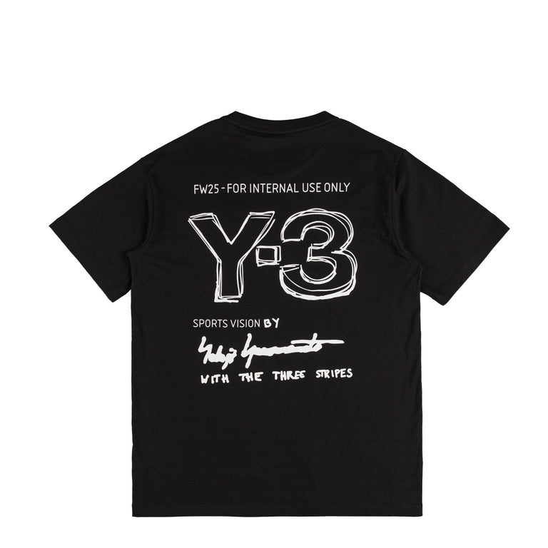 Adidas Y-3 Backprint Short Sleeve Tee