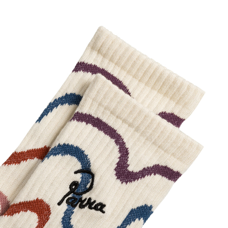 By Parra Wave Crew Socks