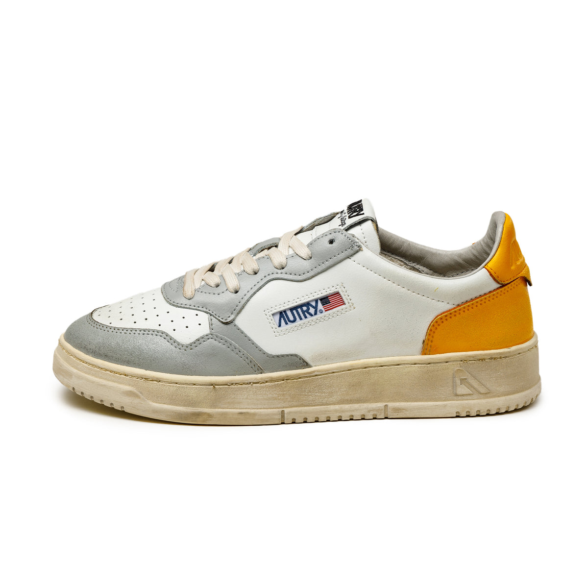 スニーカー Autry Medalist Low Super Vintage Sneakers White Tobacco 0e03bd30cac976c06bd90c49b04ca4