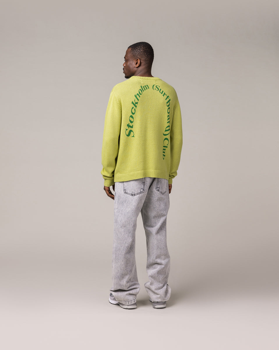 Stockholm Surfboard Club Logo Knit Crewneck | Apparel » Buy online now!