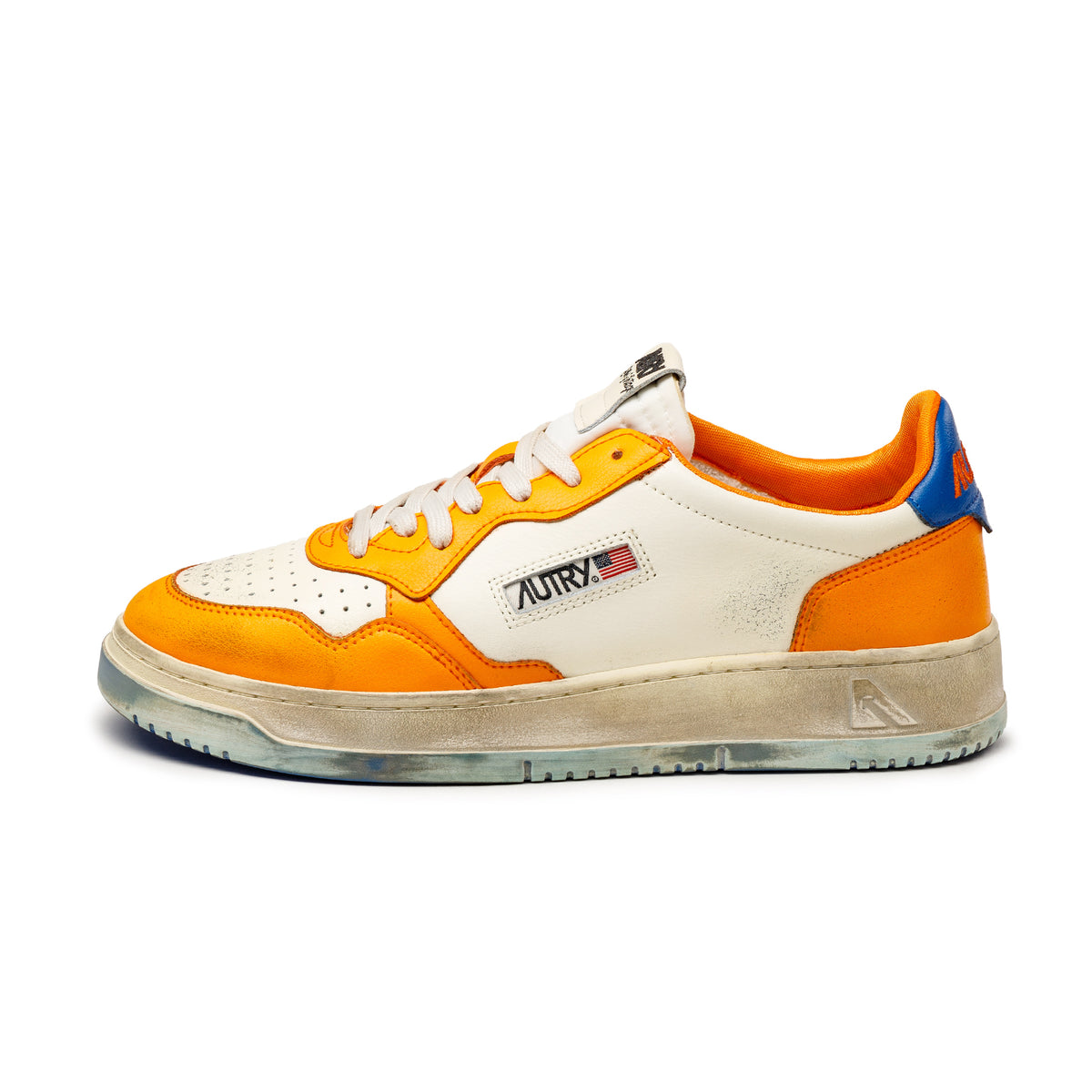 Retro Sneakers Autry Sneaker Orange Damen Autry Medalist Basket