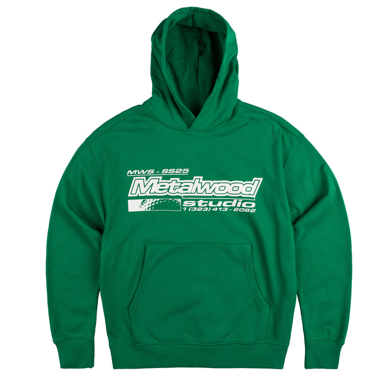 Metalwood La Brea Shop Hooded Sweatshirt - S / Green