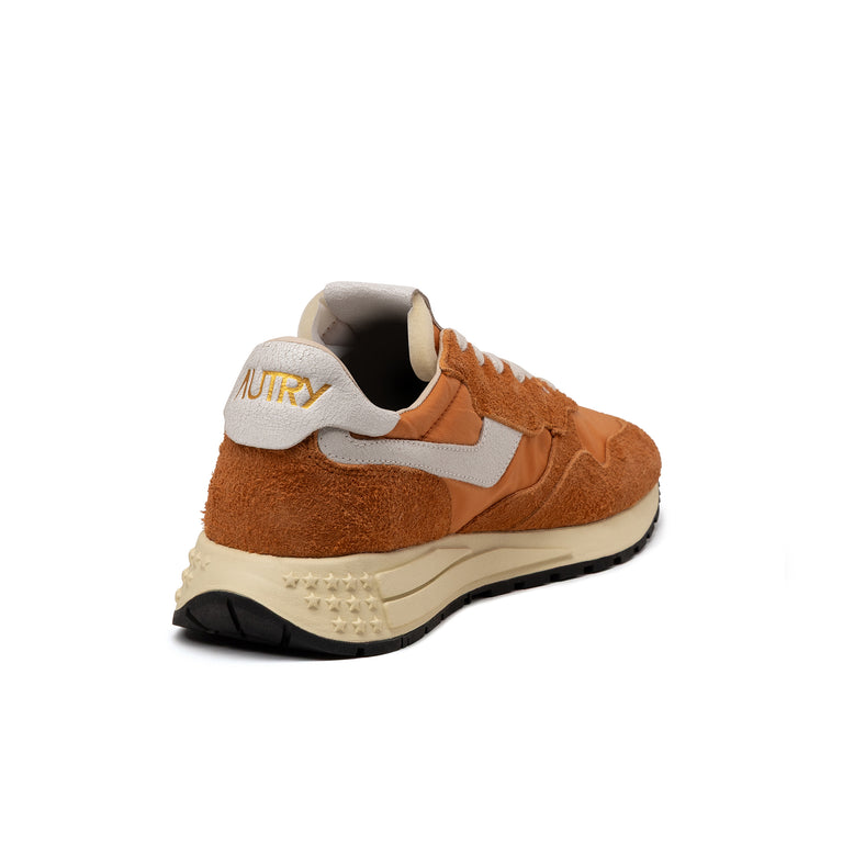 Autry Reelwind Low *Nylon / Hairy Suede / Cracked Leather*