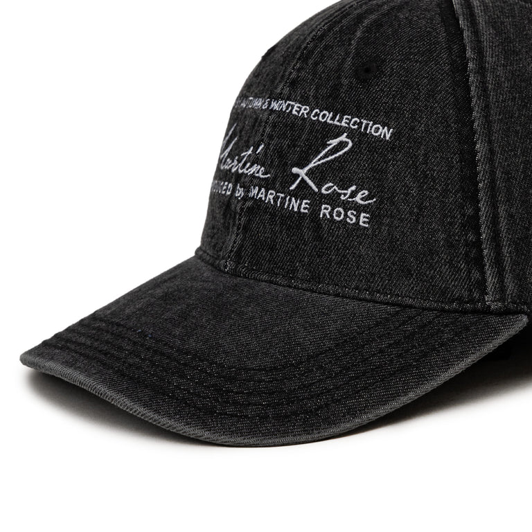 Martine Rose Signature Cap (Black)