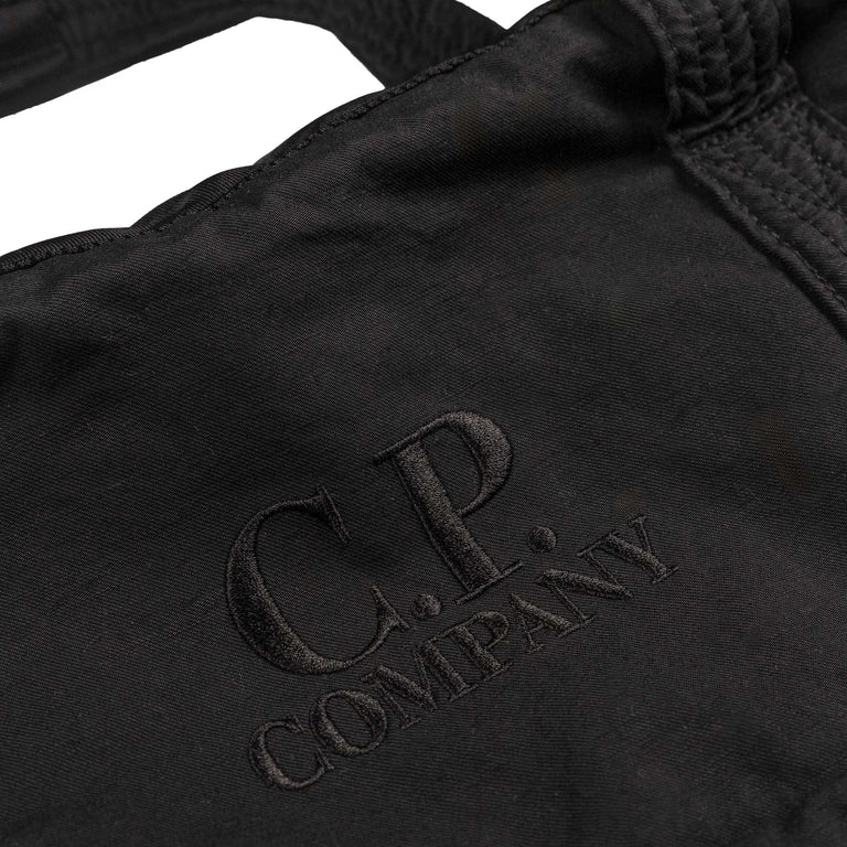 C.P. Company Twill Shoulder Bag (Black)