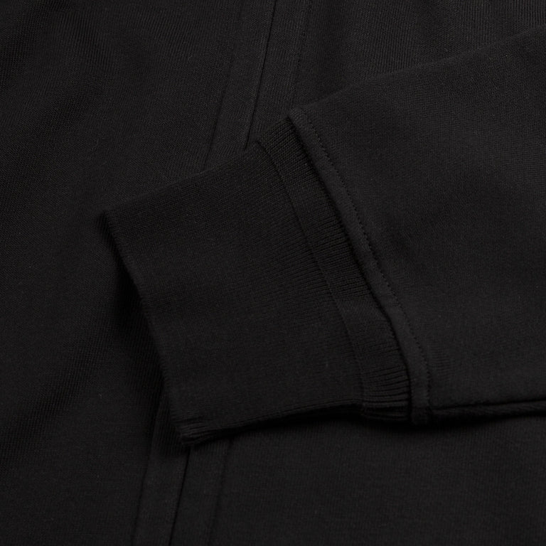 C.P. Company Diagonal Raised Fleece Sweat Jacket (Black)