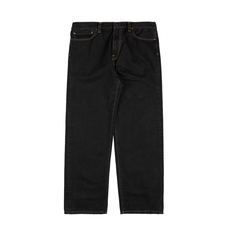 Carhartt WIP Aaron Pant - 33 / Black Stone Washed