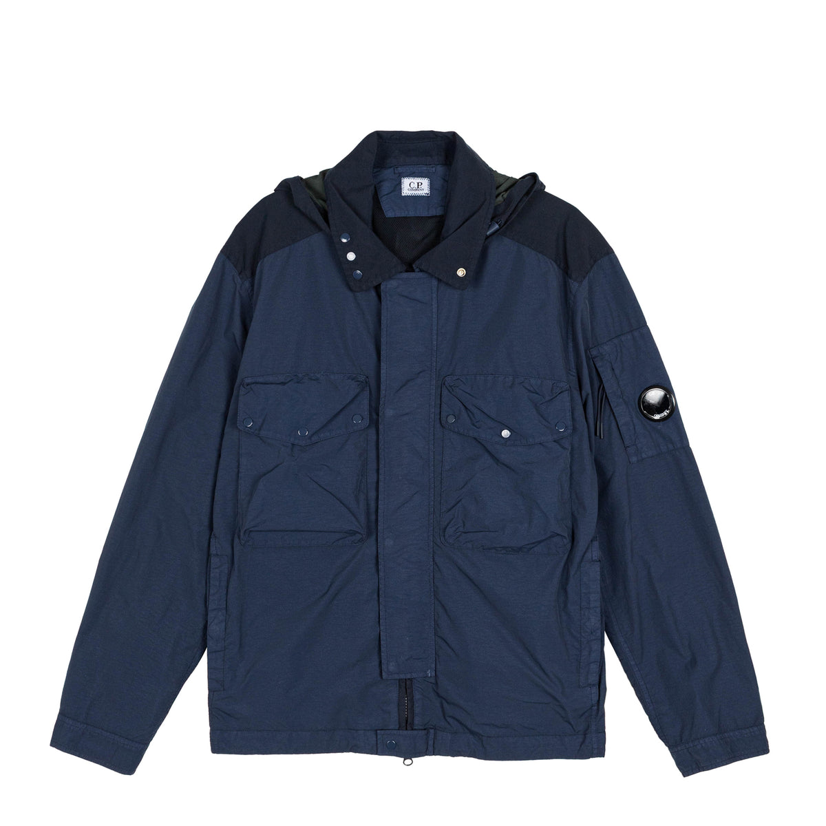 C.P. Company Flatt Nylon Mixed Goggle Overshirt | Apparel » Buy