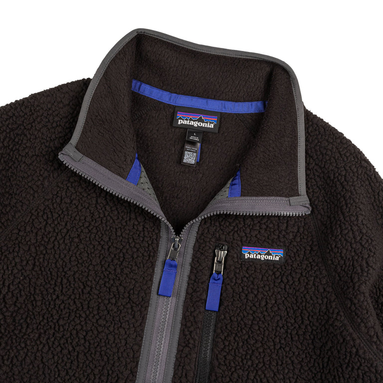 Patagonia Retro Pile Jacket (Black / Forge Grey)