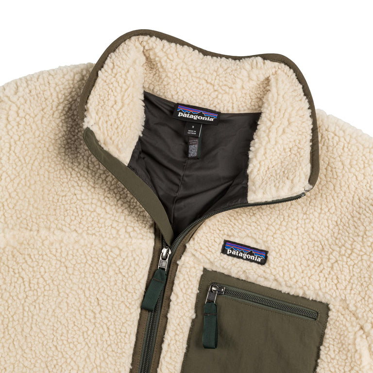 Patagonia Classic Retro-X Jacket (Dark Natural / Basin Green)