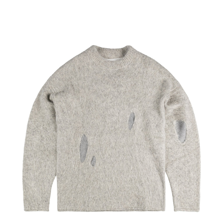 New Amsterdam Surf Association Alpaca Blend Crewneck - S/M / Grey