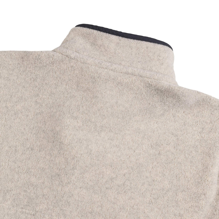 Patagonia Lightweight Synchilla Snap-T Fleece Pullover (Oatmeal Heather / Smolder Blue)