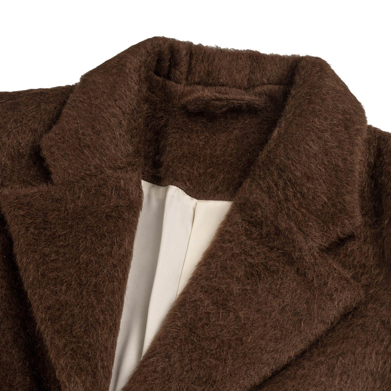 Sefr Alois Coat - XL / Brushed Taupe Alpaca - 2
