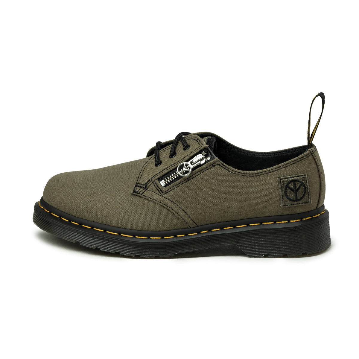 Martens x Undercover combat boots in pastel yellow