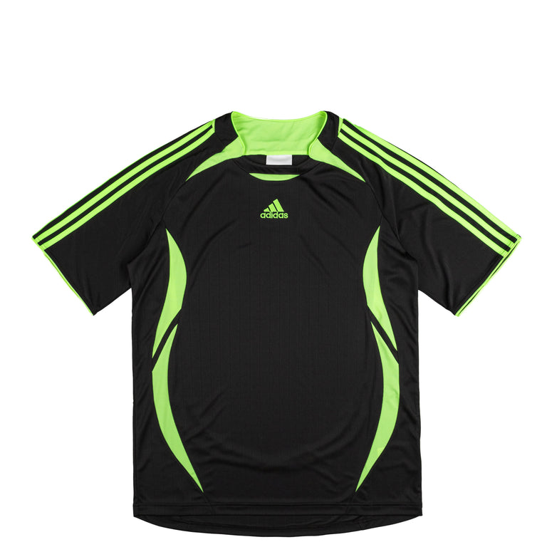 Adidas Teamgeist Adicolor T-Shirt - XXL / Black / Signal Green