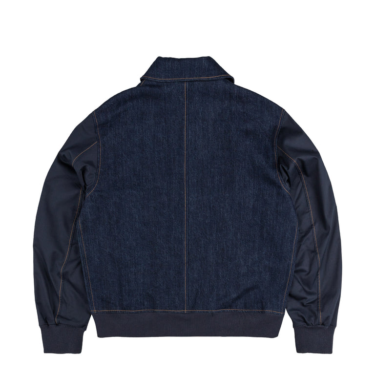 Wales Bonner Echo Denim Varsity Jacket