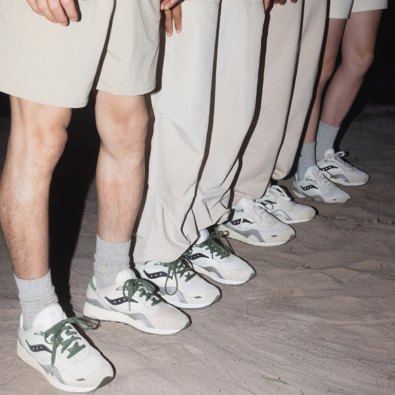 Saucony x Asphaltgold Shadow 6000 onfeet
