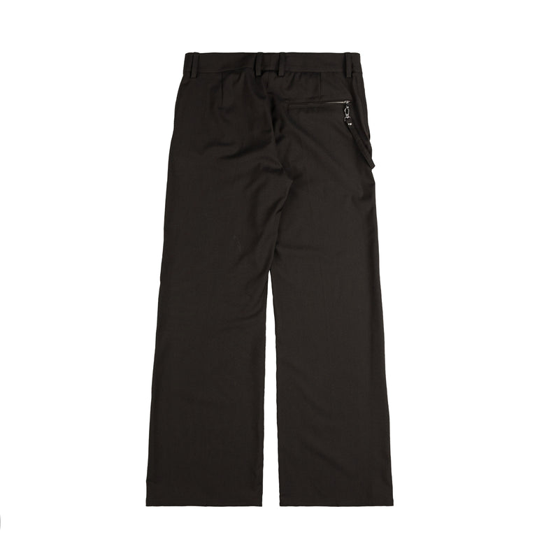 Courreges Light Twill Bootcut Pants (Chocolate)