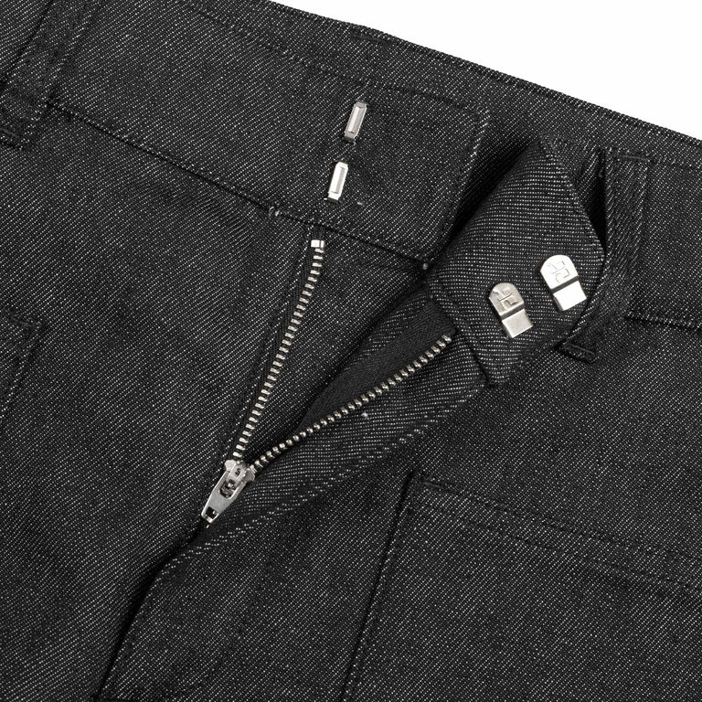 Courreges 2-Pocket Denim Pants (Black)