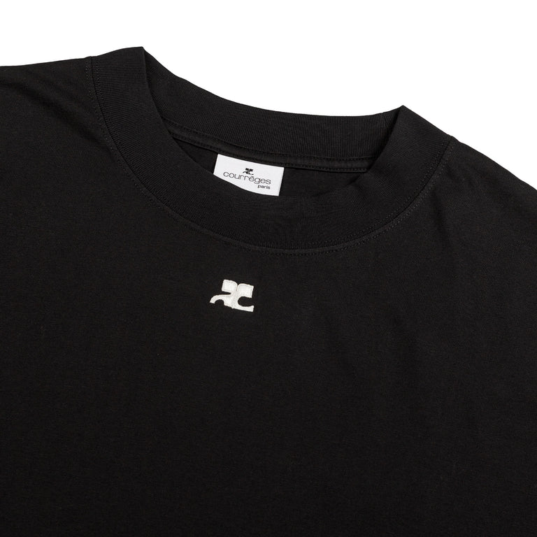 Courreges Oversized T-Shirt (Black)