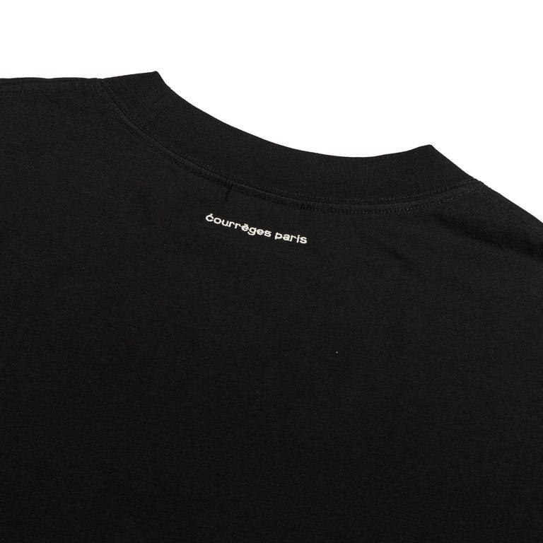 Courreges Oversized T-Shirt (Black)
