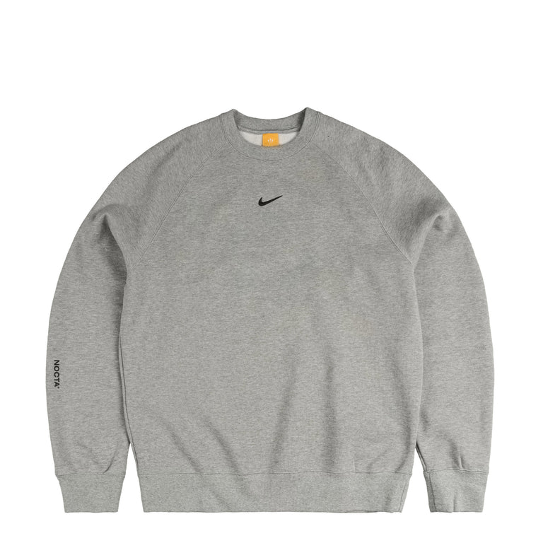 Nike x Nocta Fleece CS Crew - XXL / Dark Grey Heather / Black