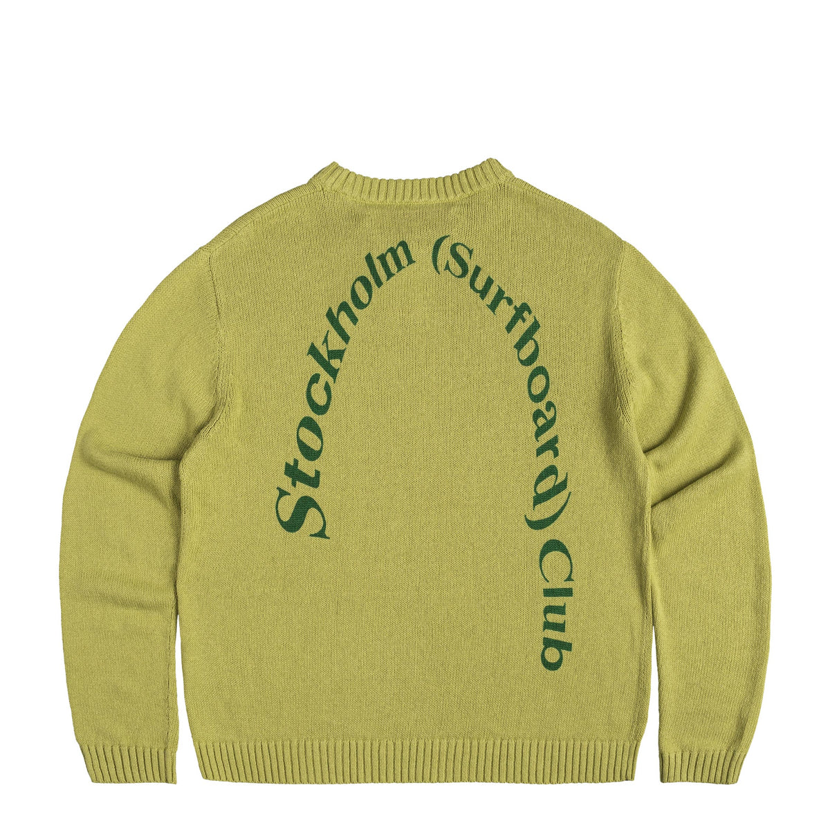 Stockholm Surfboard Club Logo Knit Crewneck | Apparel » Buy online now!