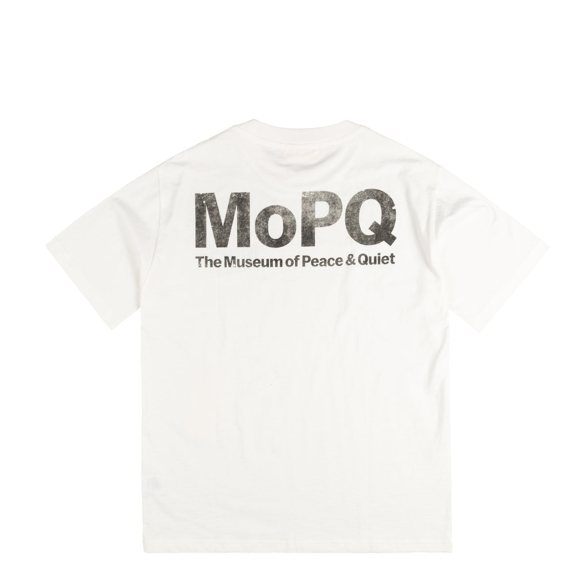 【THE MUSEUM VISITOR】LOGO SPRAY WASHED T-SHIRTS (WHITE) SUMMER DRAWING T-SHIRTS (WHITE) : THE MUSEUM VISITOR