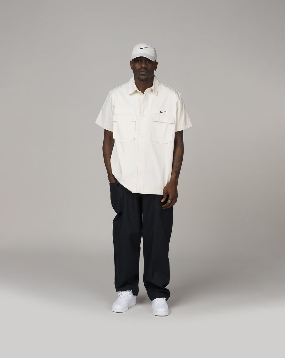 ◇Nike◇ Club Unstructured Swoosh Cap Light Bone Black FB536 Nike Club Unstructured Swoosh Cap Light Bone Black - Toby's
