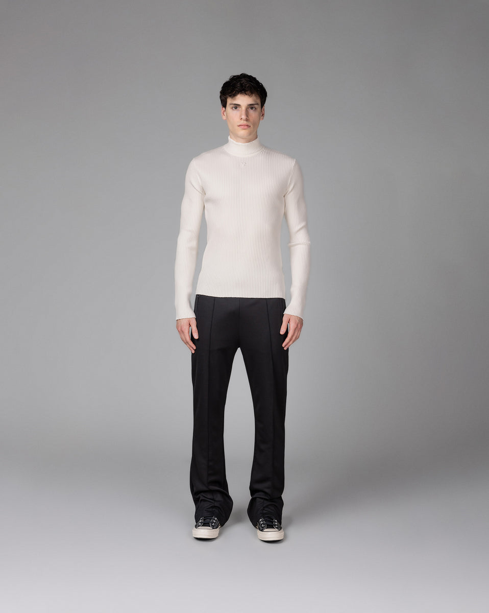 Courreges Reedition Rib Knit Mockneck Sweater | Apparel