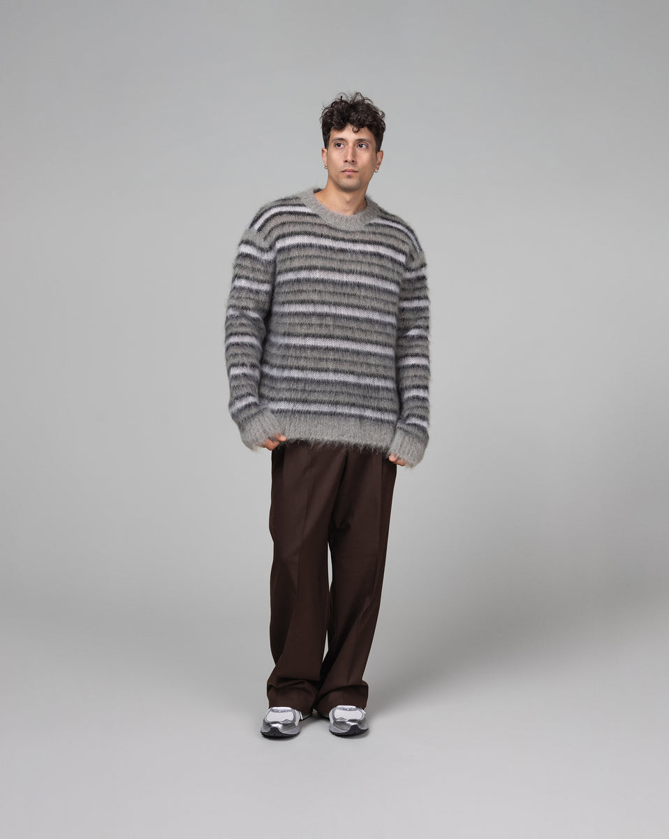 Marni Fuzzy Wuzzy Striped Mohair Sweater | Apparel » Buy