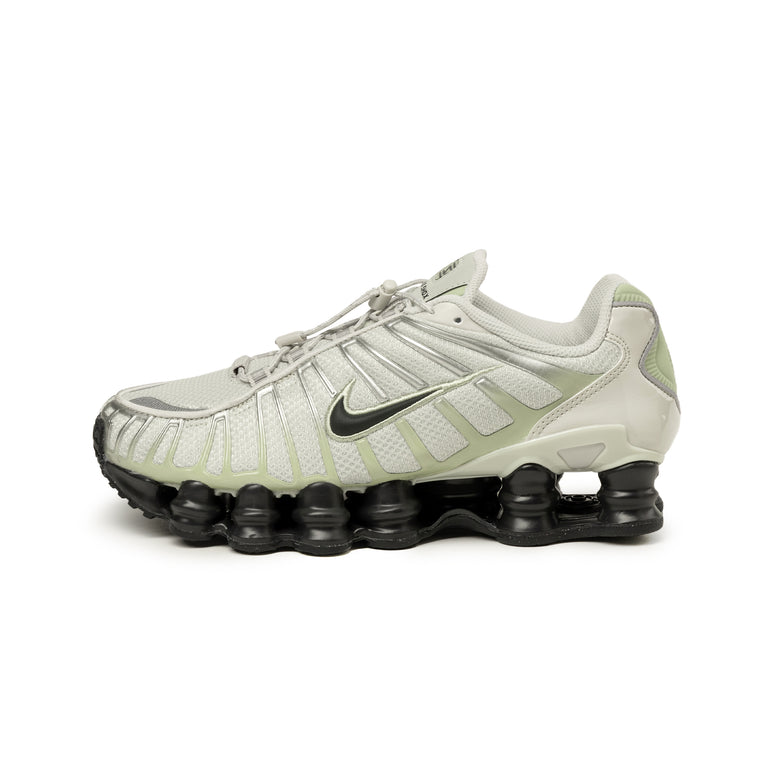 Nike Wmns Shox TL - 40 / Light Bone / Olive Aura / Metallic Silver / Off Noir