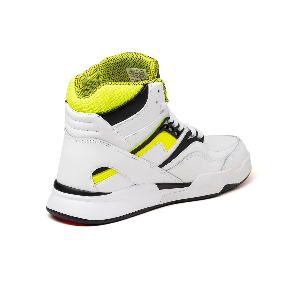 Reebok Pump TZ Cloud White Core Black Solar Acid Yellow