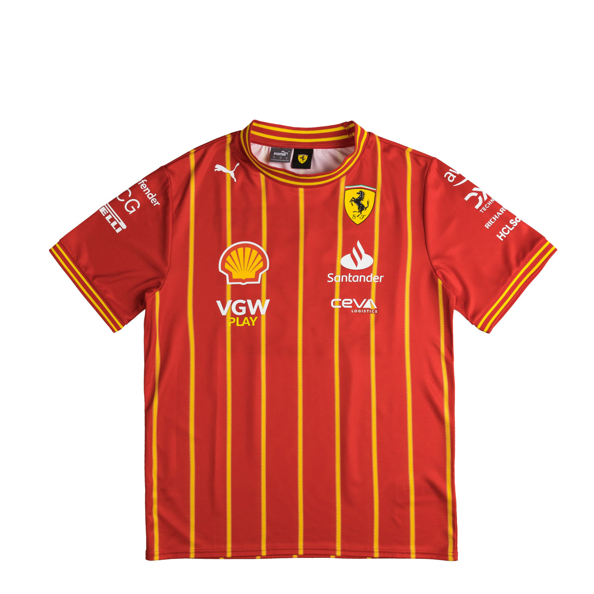 Ferrari Jersey Scuderia Ferrari Team Poloshirt Puma Carlos Sainz Cap