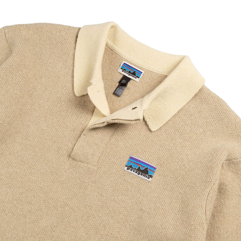 Patagonia Recycled Wool Rugby Sweater (Seabird Grey)