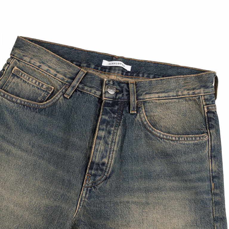 Sunflower Loose Jeans (Dirty Blue)