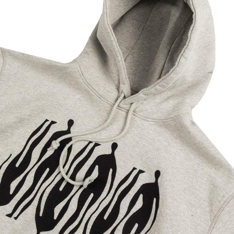 By Parra Connected Guy Hooded Sweatshirt (Heather Grey)