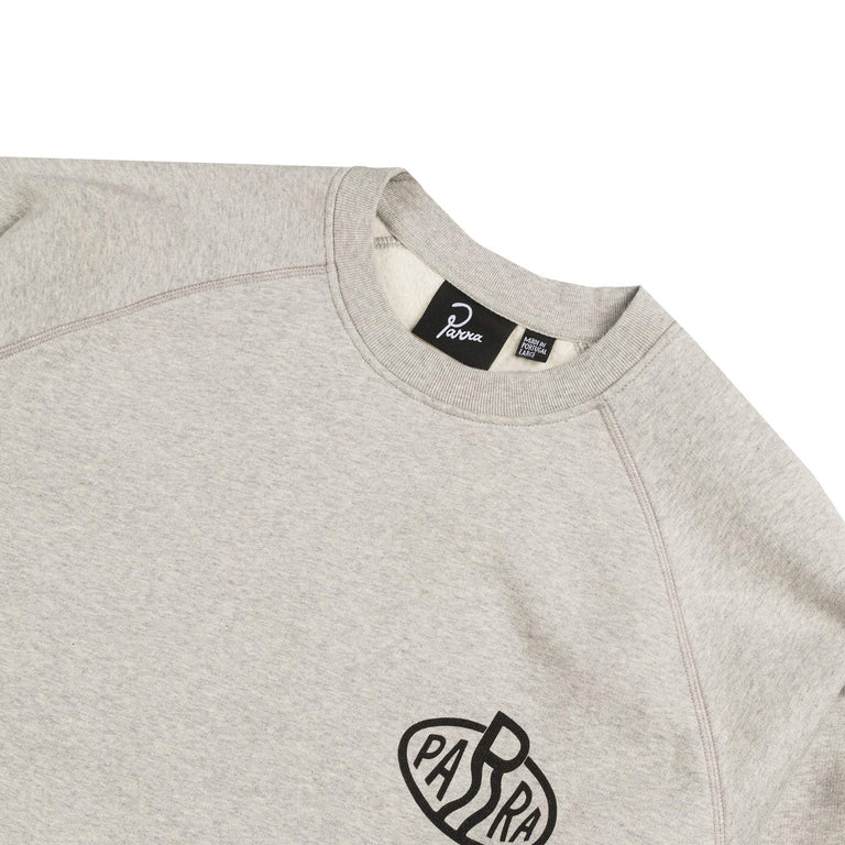 By Parra Legs Logo Crewneck Sweatshirt (Heather Grey)