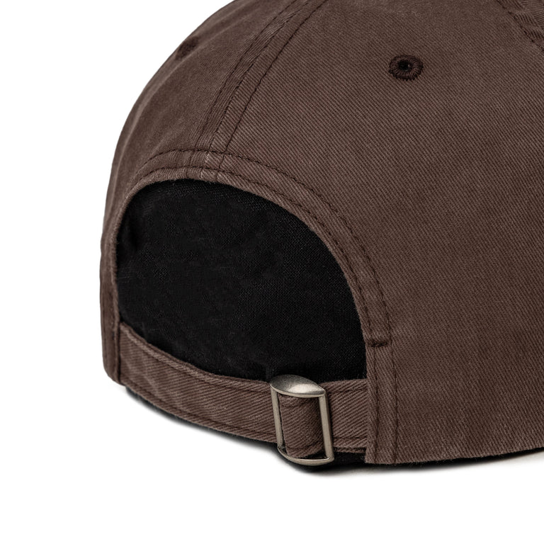 By Parra Store Logo 6 Panel Hat (Brown)