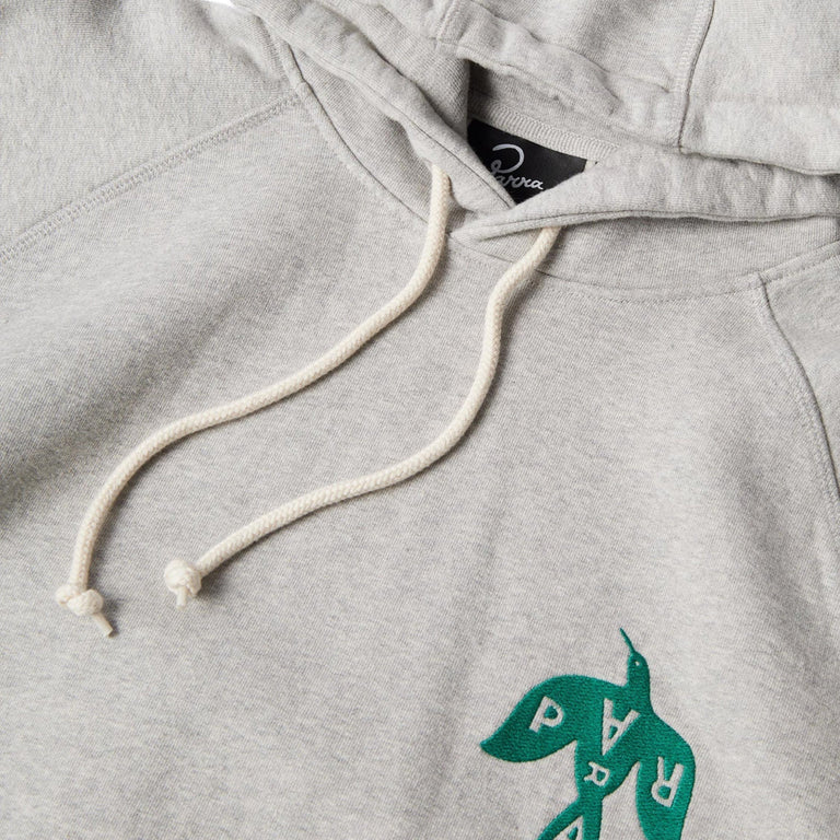 By Parra Crow Logo Hooded Sweatshirt (Heather Grey)