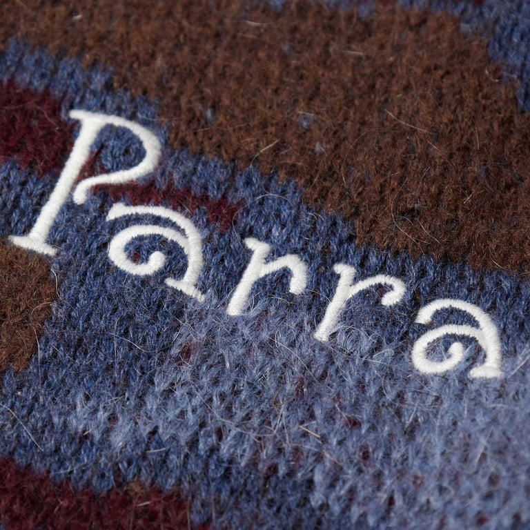 By Parra Repeat FTP Booster Knitted Pullover (Blue)