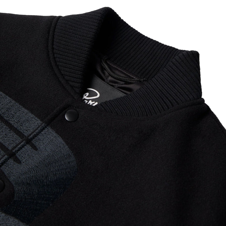 By Parra Not Movie Quality Varsity Jacket (Black)