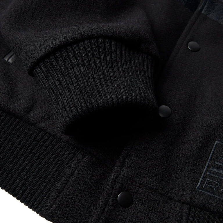 By Parra Not Movie Quality Varsity Jacket (Black)