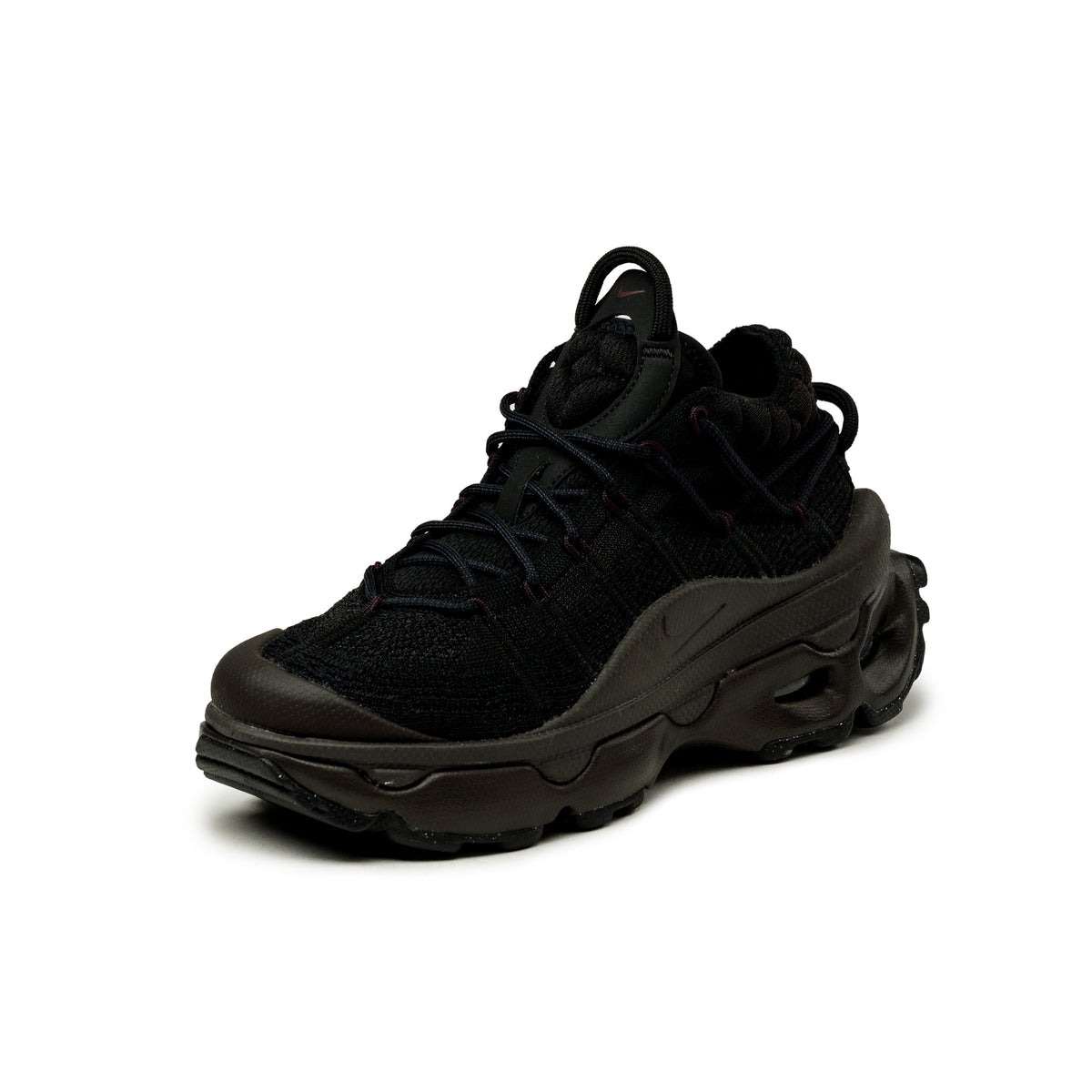 nike air max warp flyknit trainers in black