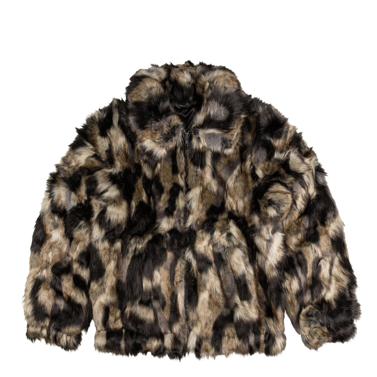 Patta Faux Fur Patchwork Jacket