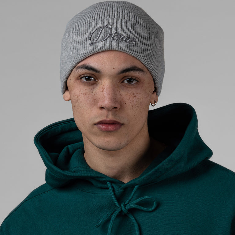 Dime Cursive Wool Fold Beanie
