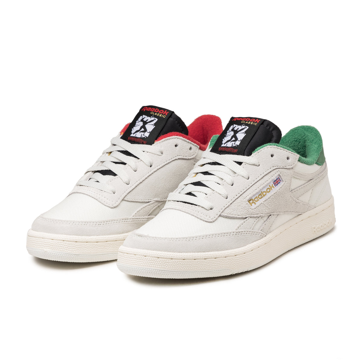 Reebok club c 85 mu chalk navy green red online