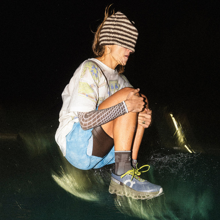 On x Pleasures x The Loop Cloudmonster 2 W onfeet
