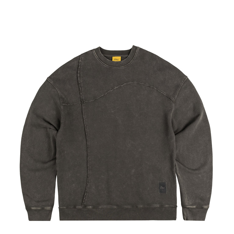 Dime Reverse Stitch Crewneck - M / Charcoal Washed