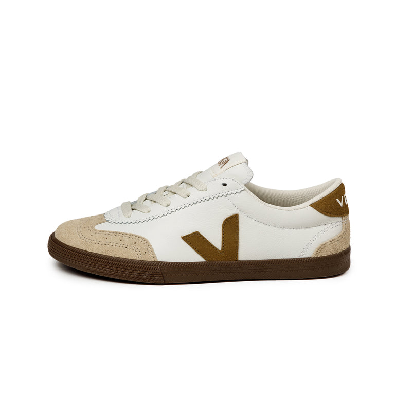 Veja Volley *O.T. Leather* - 40 / White / Tent / Bark